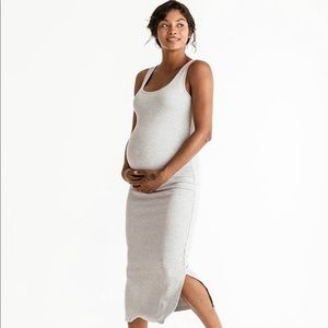 Storq maternity rib tank dress
